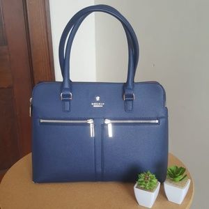 Royal Blue Modalu Pippa Bag with Gold Detail